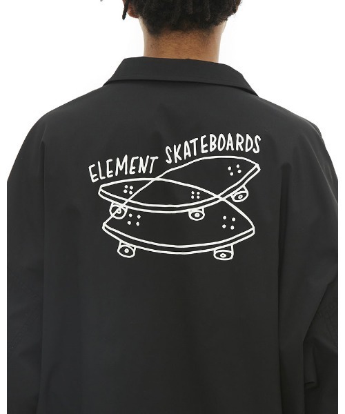 ELEMENT(エレメント)の「ELEMENT メンズ Z TRUCKER ジャケット 【2022年秋冬モデル】/エレメントコーチジャケット(ナイロンジャケット・メンズ・ブラウン系その他/ブラック/ネイビー・MEDIUM/LARGE/X-LARGE)」の4枚目の写真