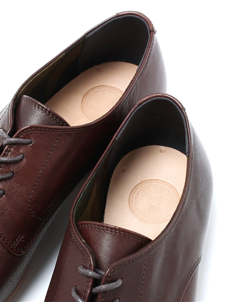 SHIPS JET BLUE(シップスジェットブルー)の「seesaw×SHIPS JET BLUE: ホースレザープレーントゥ(その他シューズ・メンズ・ブラウン/ブラック・40/42/44)」の3枚目の写真