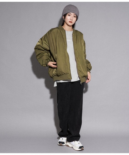 ANAP（アナップ）の「コーデュロイストレートパンツ（その他パンツ・レディース・ベージュ/モスグリーン/ブラック・FREE）」の4枚目の写真