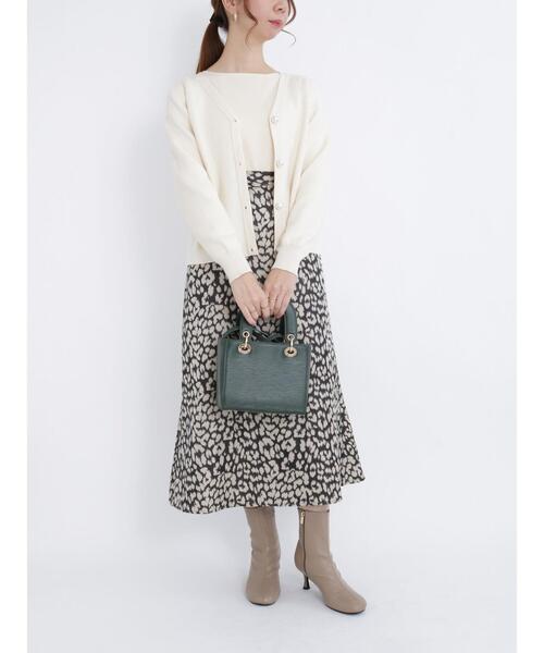 Te chichi（テチチ）の「ハンドルミニバック（ハンドバッグ・レディース・パープル/グリーン/ベージュ・ﾌﾘ-）」の6枚目の写真