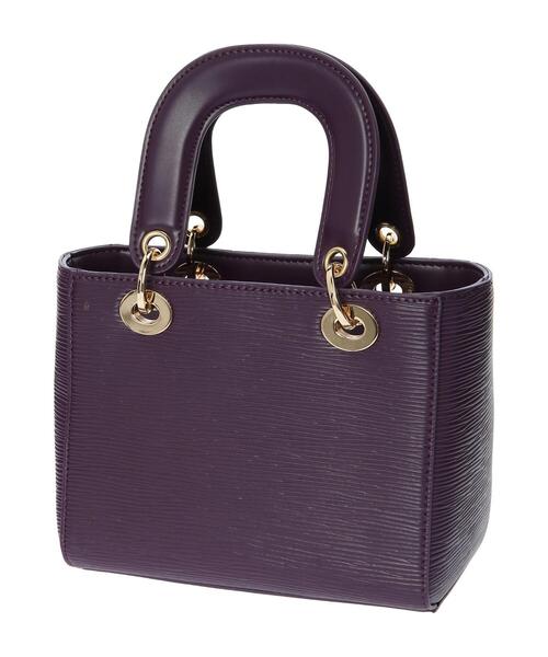 Te chichi（テチチ）の「ハンドルミニバック（ハンドバッグ・レディース・パープル/グリーン/ベージュ・ﾌﾘ-）」の14枚目の写真