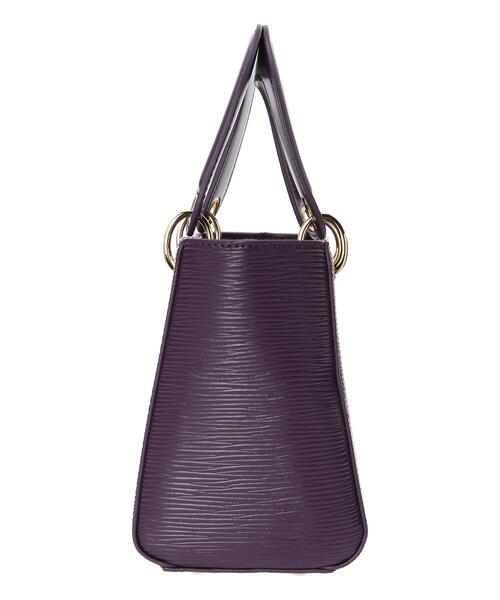 Te chichi（テチチ）の「ハンドルミニバック（ハンドバッグ・レディース・パープル/グリーン/ベージュ・ﾌﾘ-）」の15枚目の写真