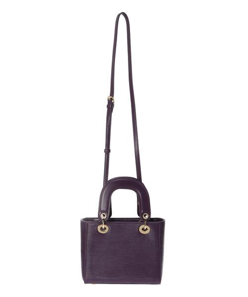 Te chichi（テチチ）の「ハンドルミニバック（ハンドバッグ・レディース・パープル/グリーン/ベージュ・ﾌﾘ-）」の17枚目の写真