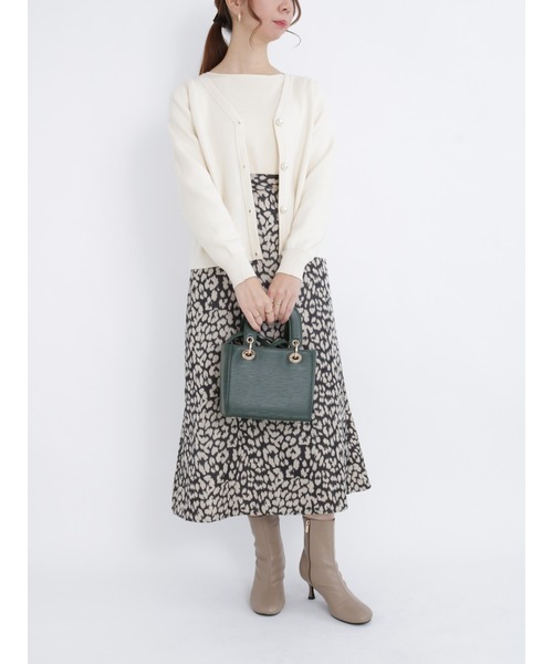 Te chichi（テチチ）の「ハンドルミニバック（ハンドバッグ・レディース・パープル/グリーン/ベージュ・ﾌﾘ-）」の9枚目の写真