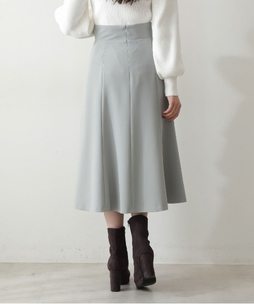 PROPORTION BODY DRESSING(プロポーションボディドレッシング)の「ラッフルマーメイドスカート / 1213120101(スカート・レディース・グレー/ダークグレー/ライトグリーン・MEDIUM/SMALL/X-SMALL)」の12枚目の写真