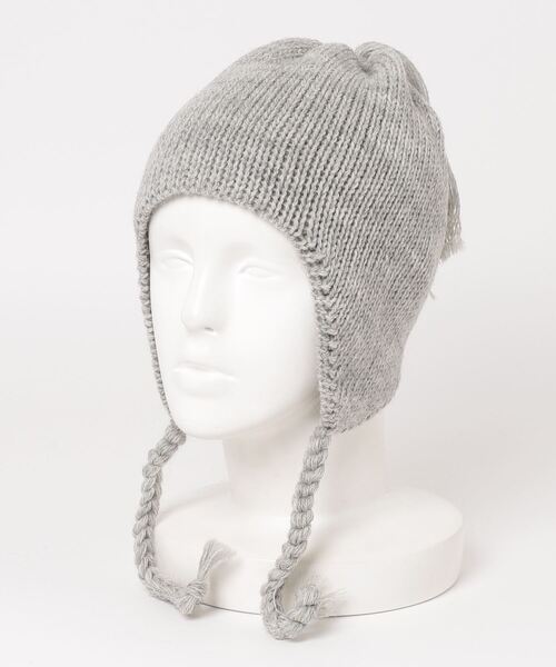 HIGHLAND 2000(ハイランドトゥーサウザンド)の「HIGHLAND2000/ハイランド2000 別注 Solid Bob Cap ソリッドボブキャップ(ニットキャップ/ビーニー・メンズ・ブラック/グレー・F)」の1枚目の写真