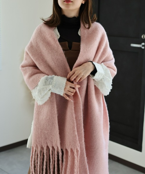 WYM LIDNM マフラー CASHMERE BLEND SOFT STOLE メンズ