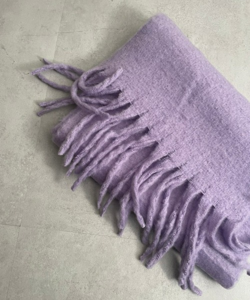sakishimatokyo(サキシマトーキョー)の「<ふわふわ>ボリュームフリンジマフラー/ストール/ショール(ストール/ショール・レディース・ブラウン/ピンク/パープル/ホワイト/ブラック/スモークピンク/ダークグリーン/ベージュ/ブルー系/レッド・FREE)」の22枚目の写真