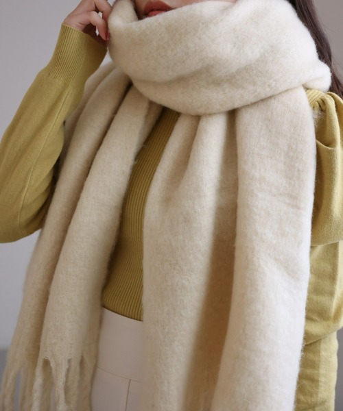 WYM LIDNM マフラー CASHMERE BLEND SOFT STOLE メンズ