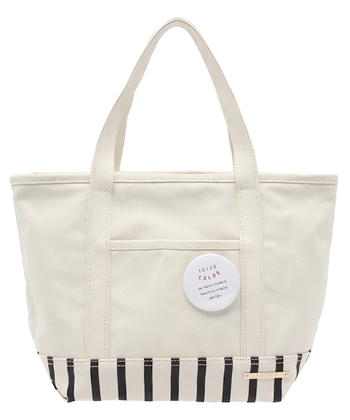 LBC(エルビーシー)の「COLDE 帆布トートL (トートバッグ・レディース・ブラック/ブルー/オフホワイト/グリーン・ONE SIZE)」の1枚目の写真