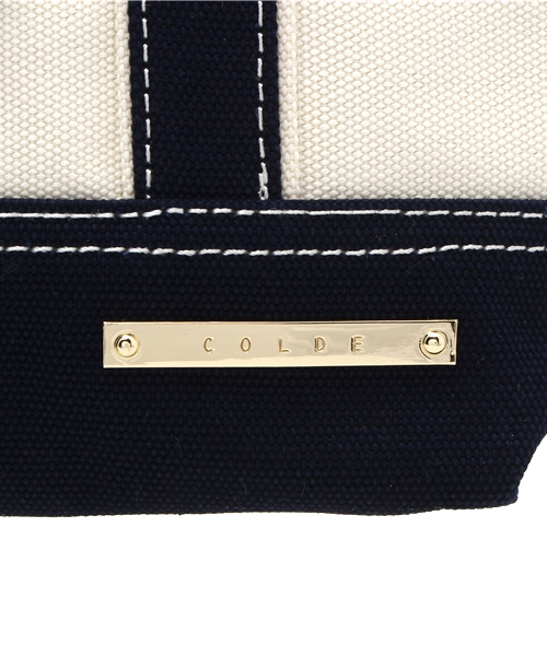 LBC(エルビーシー)の「COLDE 帆布トートL (トートバッグ・レディース・ブラック/ブルー/オフホワイト/グリーン・ONE SIZE)」の7枚目の写真
