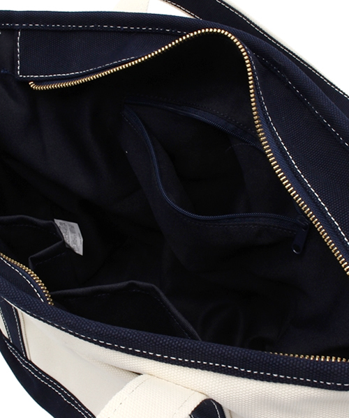 LBC(エルビーシー)の「COLDE 帆布トートL (トートバッグ・レディース・ブラック/ブルー/オフホワイト/グリーン・ONE SIZE)」の11枚目の写真