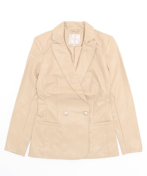 Guess（ゲス）の「Emelie Blazer（テーラードジャケット・レディース・ベージュ・MEDIUM/X-SMALL/SMALL）」の3枚目の写真