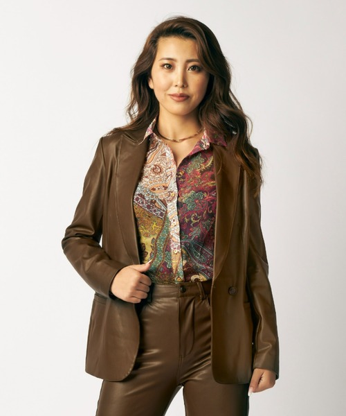 Guess（ゲス）の「Emelie Blazer（テーラードジャケット・レディース・ベージュ・MEDIUM/X-SMALL/SMALL）」の6枚目の写真