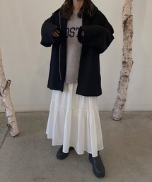 ステンカラージッパーコート