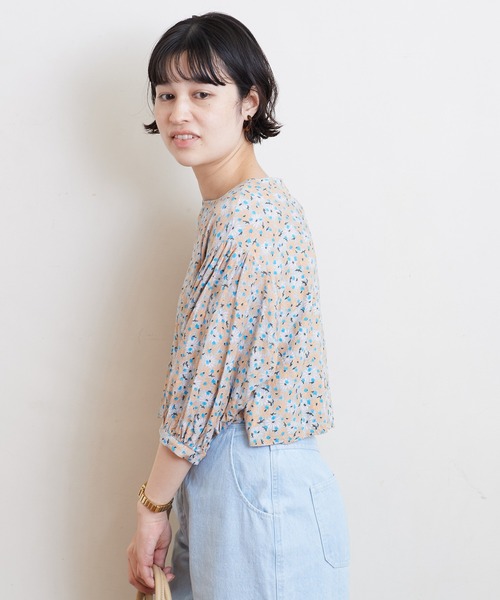 bulle de savon（ビュルデサボン）の「アリッサム プリント
