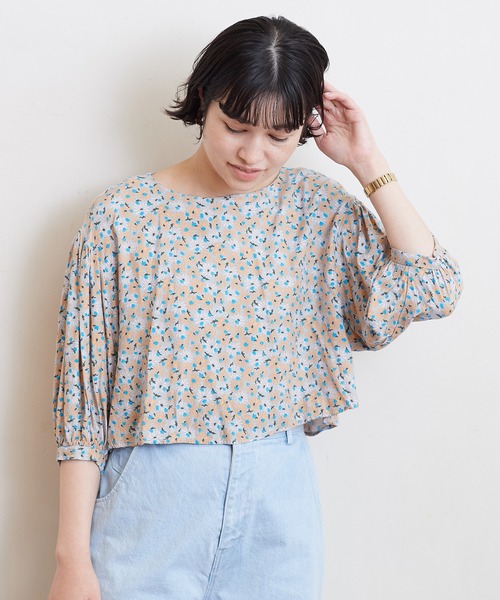 bulle de savon（ビュルデサボン）の「アリッサム プリント