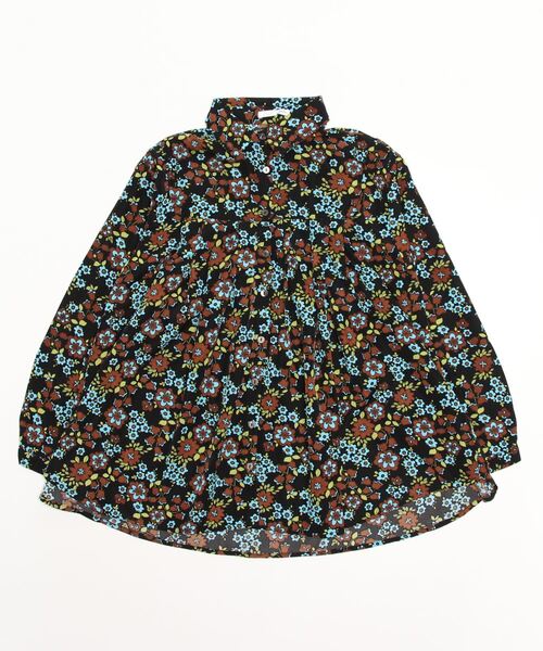 sandy（サンディー）の「sandy/フラワープリントブラウス（シャツ/ブラウス・レディース・グレー/ブラック・FREE）」の2枚目の写真