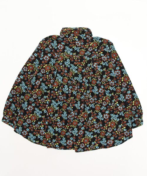 sandy（サンディー）の「sandy/フラワープリントブラウス（シャツ/ブラウス・レディース・グレー/ブラック・FREE）」の3枚目の写真