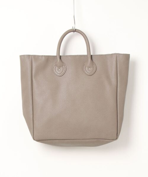 CONVERSE(コンバース)の「【78】【CONVERSE(コンバース)】EMBOSS LEATHER LIKE TOTE BAG(トートバッグ・レディース・ライトグレー/グレー・FREE)」の8枚目の写真