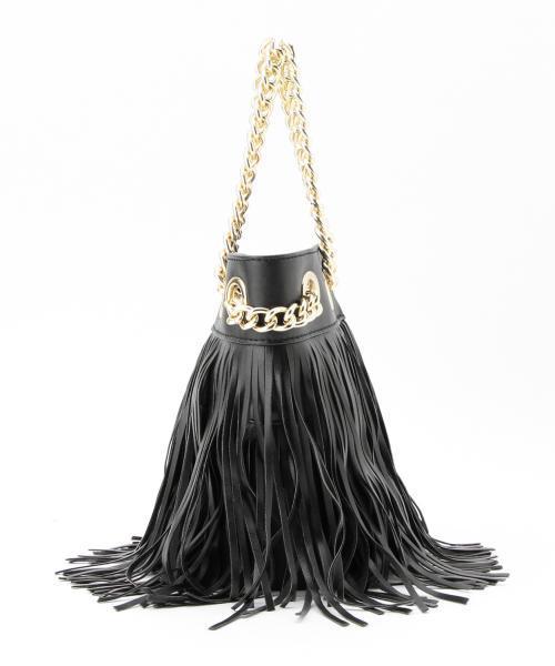 Ray BEAMS(レイビームス)の「SOLPRESA / フリンジ バッグ(ショルダーバッグ・レディース・ホワイト/ブラック・ONE SIZE)」の9枚目の写真