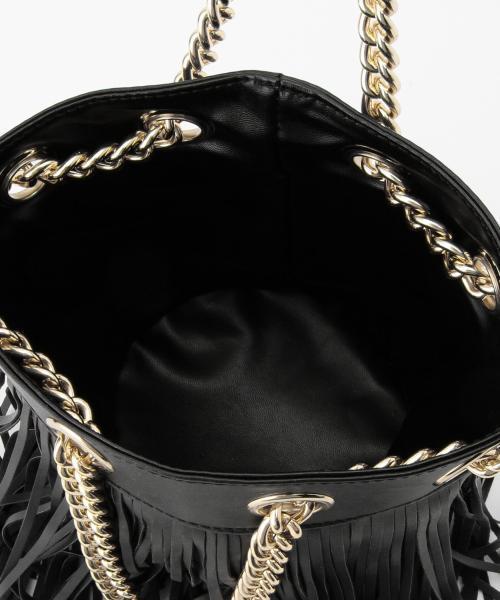 Ray BEAMS(レイビームス)の「SOLPRESA / フリンジ バッグ(ショルダーバッグ・レディース・ホワイト/ブラック・ONE SIZE)」の18枚目の写真