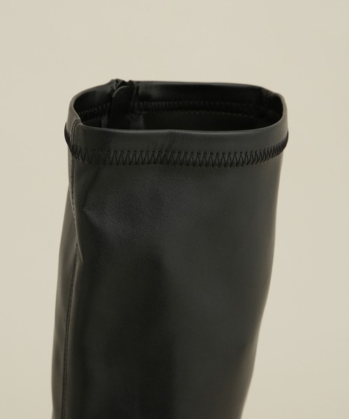 NANO universe（ナノユニバース）の「LB.04/タンクソールストレッチロングブーツ（ブーツ・レディース・ブラック/その他1・22.5/23.5/24.5）」の8枚目の写真