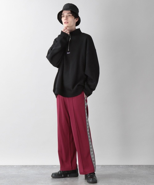 RAGEBLUE(レイジブルー)の「ジャガードラインポンチイージーパンツ(スウェットパンツ・メンズ・ブラック/レッド/グリーン・ONE SIZE)」の21枚目の写真