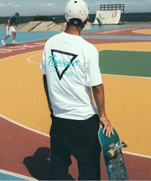 【 KIBACOWORKS / キバコワークス 】 プリント Tシャツ "TROPICAL STATE OF MIND" TEE TROPICAL TEE KCI