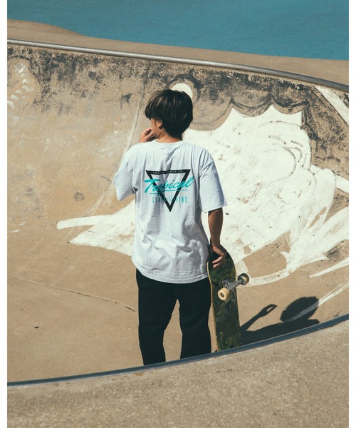 KIBACOWORKS / キバコワークス 】 プリント Tシャツ 'TROPICAL STATE