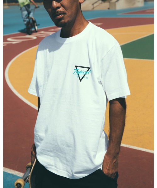KIBACOWORKS / キバコワークス 】 プリント Tシャツ 'TROPICAL STATE