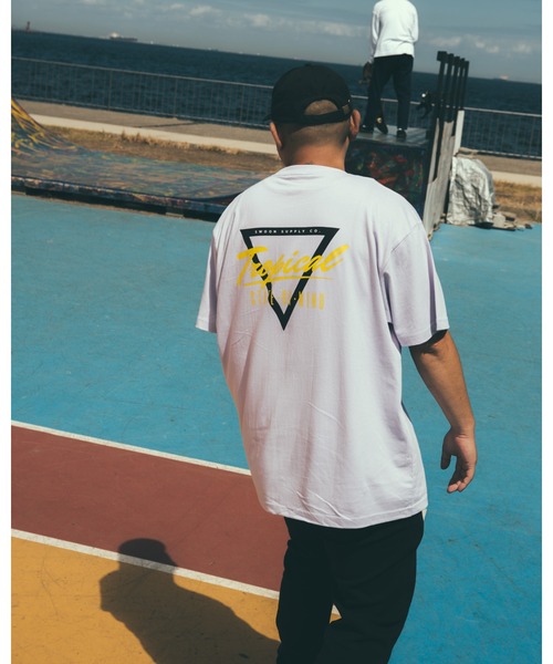 KIBACOWORKS / キバコワークス 】 プリント Tシャツ 'TROPICAL STATE
