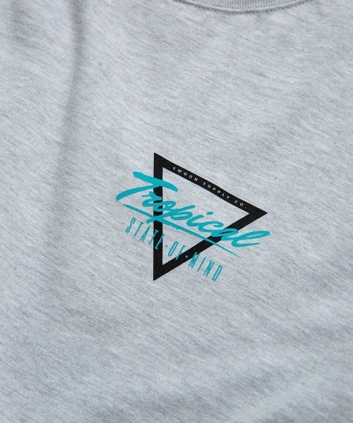 KIBACOWORKS / キバコワークス 】 プリント Tシャツ 'TROPICAL STATE