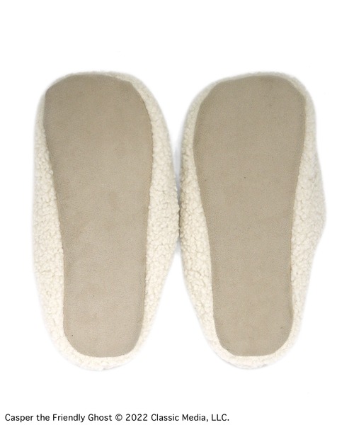 ACCOMMODE（アコモデ）の「キャスパー・ウエンディ　ルームシューズ（ルームシューズ/スリッパ・レディース・ホワイト/ピンク・FREE）」の8枚目の写真