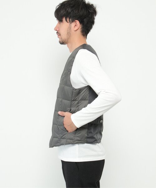 TAION タイオン Vネックダウンジレ（ダウンベスト）｜TAION（タイオン）