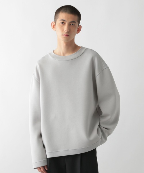 STERNBERG(スタンバーグ)の「STERNBERG/ダンボールクルーPO/123291(スウェット・メンズ・ブラック/ライトグレー・MEDIUM/LARGE)」の2枚目の写真