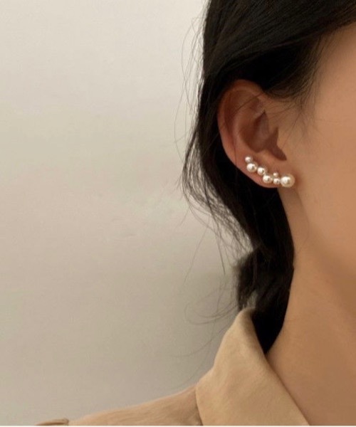 Burner（バーナー）の「【OKUOKU　0909】 パールデザインイヤーカフ oku-pierce-684533434271-209 I（イヤーカフ・レディース・A・FREE）」の3枚目の写真