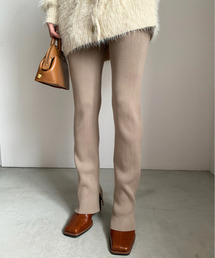 SLIM WHOLEGARMENT KNIT PANTS