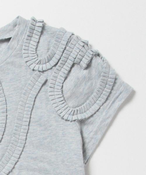 BEAMS LIGHTS Women's(ビームスライツ ウィメンズ)の「Anisha / サリナ Tシャツ(Tシャツ/カットソー・レディース・ホワイト/サックスブルー・FREE)」の11枚目の写真