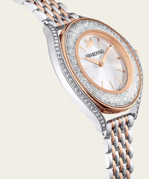 SWAROVSKI(スワロフスキー)の「【公式】【スワロフスキー】Crystalline aura ウォッチ, スイス製, メタルブレスレット, ローズゴールドカラー, ミックスメタル仕上げ(アナログ腕時計・レディース・ブラウン・ONE SIZE)」の19枚目の写真