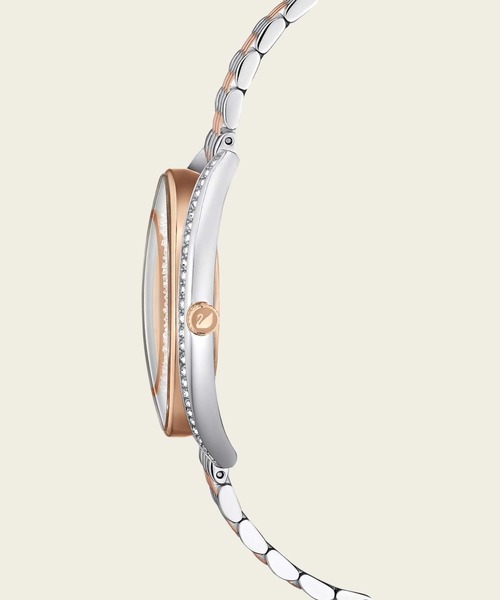 SWAROVSKI(スワロフスキー)の「【公式】【スワロフスキー】Crystalline aura ウォッチ, スイス製, メタルブレスレット, ローズゴールドカラー, ミックスメタル仕上げ(アナログ腕時計・レディース・ブラウン・ONE SIZE)」の21枚目の写真