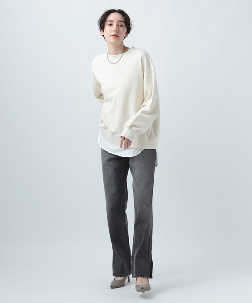 BAYFLOW(ベイフロー)の「ストレートジーンズ23SS(デニムパンツ・レディース・インディゴブルー/ブラック・MEDIUM/LARGE/SMALL)」の9枚目の写真