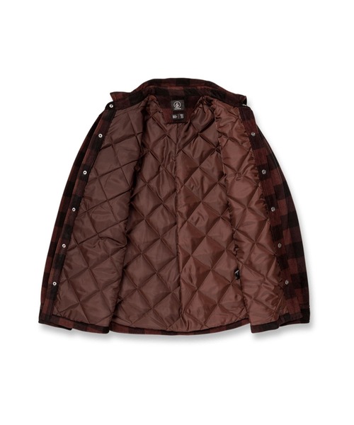 VOLCOM（ボルコム）の「【VOLCOM】BOWERED FLEECE LS（カバーオール・メンズ・レッド系・MEDIUM/LARGE/X-LARGE）」の4枚目の写真