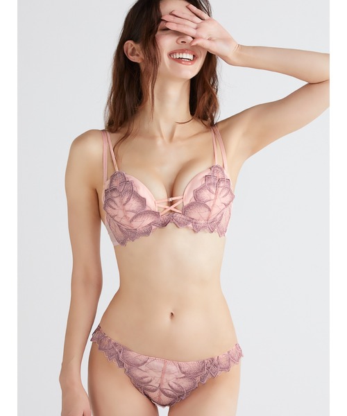 新品タグ付　RAVIJOUR レトロペタル　ホットリフトブラ&ショーツセット Ravijour（ラヴィジュール）の「レトロペタル ホットリフトブラ