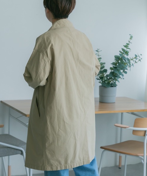 FORK&SPOON（フォークアンドスプーン）の「FORK&SPOON　オーバーライトミドルコート（その他アウター・レディース・ベージュ/ブラック/カーキ・1）」の19枚目の写真