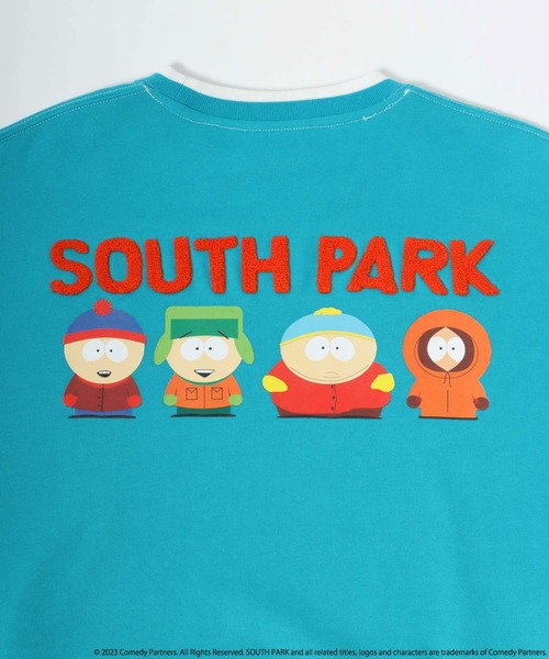 SOUTH PARK（サウスパーク）キャラクターバックプリントスウェット