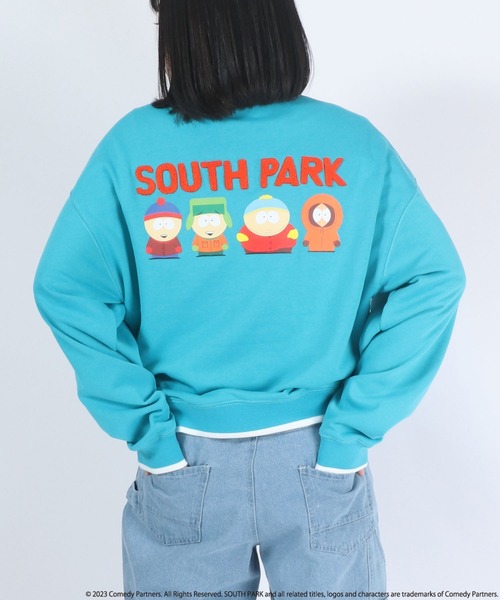 スウェット・トレーナー SOUTHPARK SWEATSHIRT SOUTH PARK(サウスパーク)キャラクターバックプリント