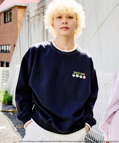 SOUTH PARK（サウスパーク）キャラクターバックプリントスウェット