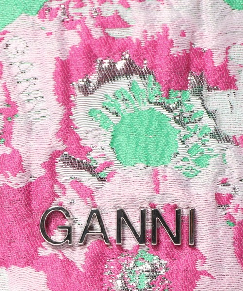 GANNI(ガニー)の「GANNI / フラワープリント2WAYハンドバッグ(ハンドバッグ・レディース・ピンク・FREE)」の6枚目の写真