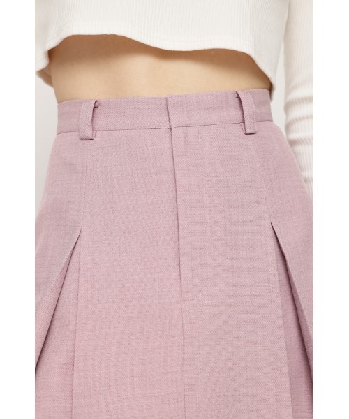 SLY（スライ）の「PLEATS S/SK プリーツ ショートスカート ミニスカート セットアップ可能（スカート・レディース・グレー/ピンク・1/0）」の10枚目の写真